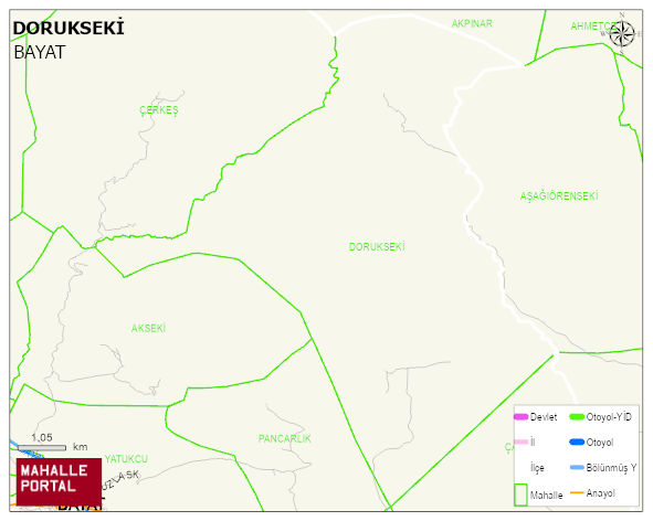 DORUKSEKİ Köyü Haritası | Mahalle Sokak Haritası