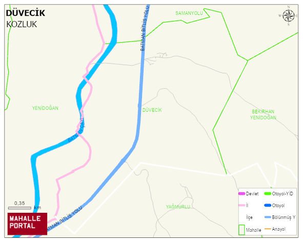 DÖVECİK Köyü Haritası | İnteraktif Köy ve Mahalle Sınırları