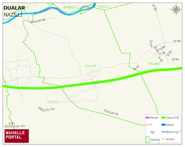 DUALAR Mahallesi Haritası | Uydu Görüntüsü ve Harita Detayları