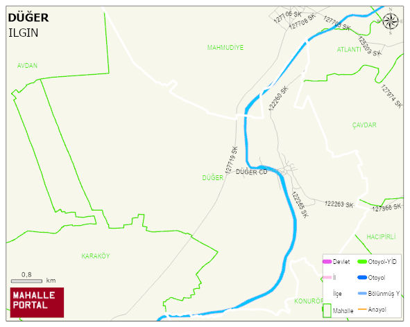 DÜĞER Mahallesi Haritası | Mahalle Sokak Haritası