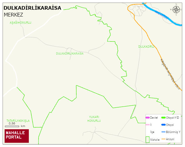 DULKADİRLİKARAİSA Köyü Haritası | Uydu Görüntüsü ve Harita Detayları