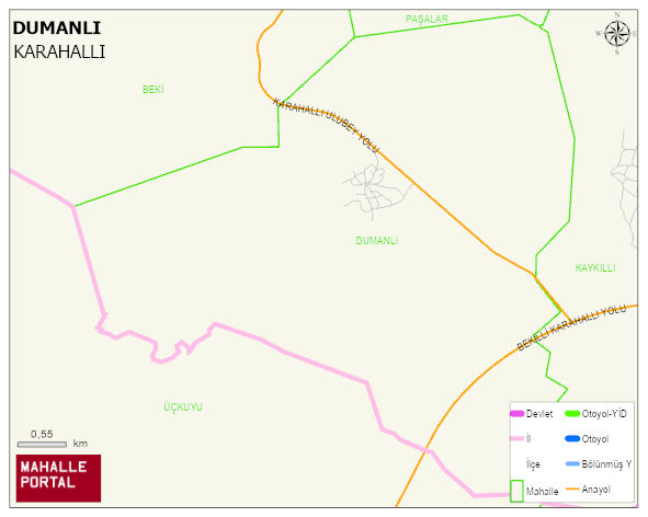 DUMANLI Köyü Haritası | Uydu Görüntüsü ve Harita Detayları