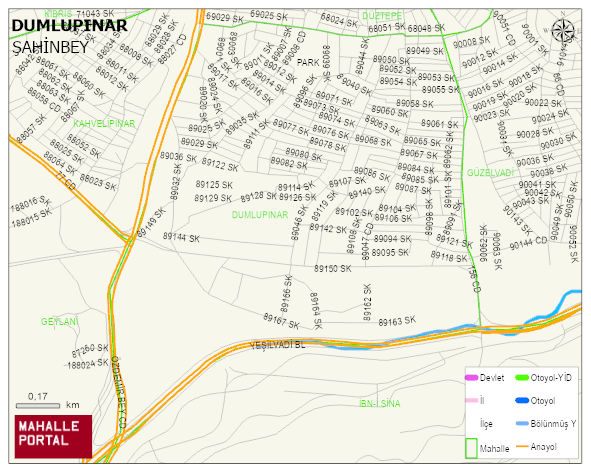 DUMLUPINAR Mahallesi Haritası | İnteraktif Köy ve Mahalle Sınırları