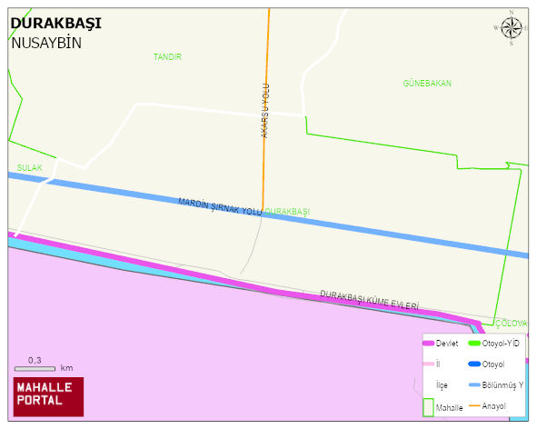 DURAKBAŞI Mahallesi Haritası | Sayısal Bölge Görünümü