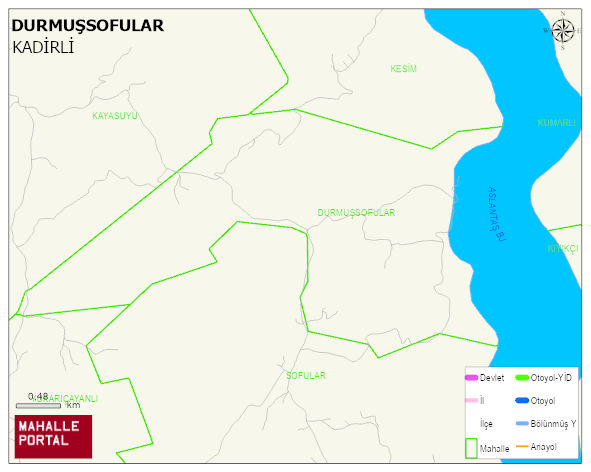 DURMUŞSOFULAR Köyü Haritası | Sayısal Bölge Görünümü