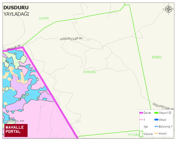 DUSDURU Mahallesi Haritası | İnteraktif Köy ve Mahalle Sınırları