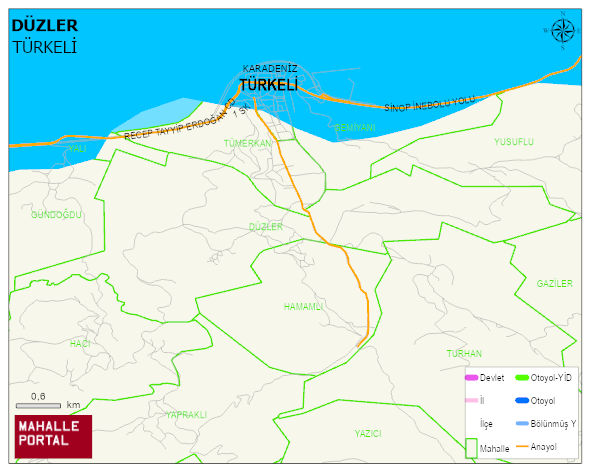DÜZLER Köyü Haritası | İnteraktif Köy ve Mahalle Sınırları