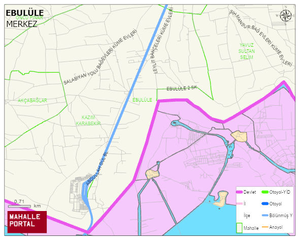 EBULÜLE Mahallesi Haritası | İnteraktif Köy ve Mahalle Sınırları