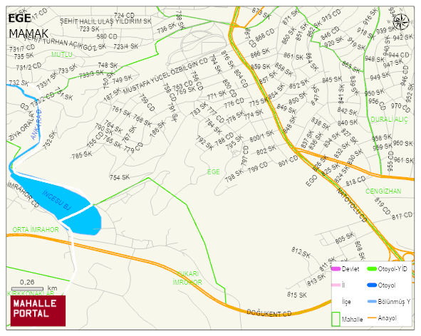 EGE Mahallesi Haritası | Coğrafi Yapı ve Detaylı Haritası