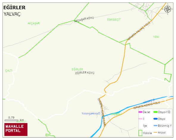 EĞİRLER Köyü Haritası | Detaylı Köy ve Mahalle Görünümü