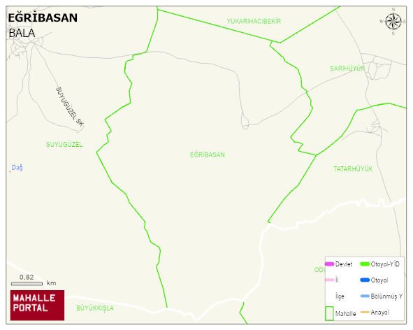EĞRİBASAN Mahallesi Haritası | Mahalle ve Köy Sınırı