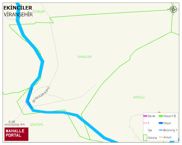 EKİNCİLER Mahallesi Haritası | Detaylı Köy ve Mahalle Görünümü
