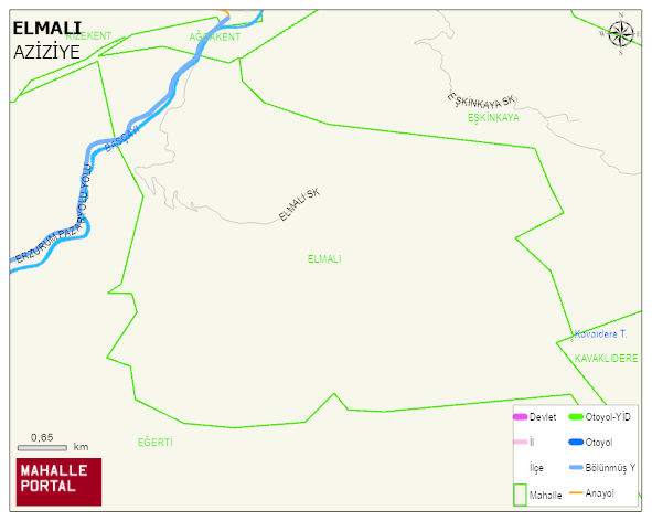 ELMALI Mahallesi Haritası | Sayısal Bölge Görünümü