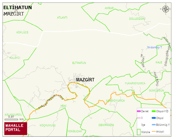 ELTİHATUN Mahallesi Haritası | Uydu Görüntüsü ve Harita Detayları