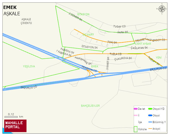 EMEK Mahallesi Haritası | Güncel Mahalle ve Köy Haritası