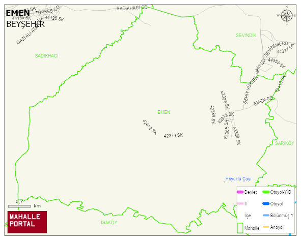 EMEN Mahallesi Haritası | Uydu Görüntüsü ve Harita Detayları