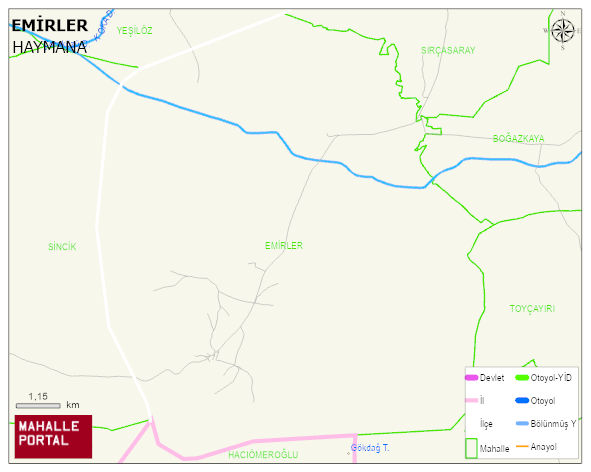 EMİRLER Mahallesi Haritası | Güncel Mahalle ve Köy Haritası