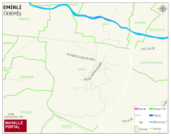 EMİRLİ Mahallesi Haritası | Mahalle Sokak Haritası