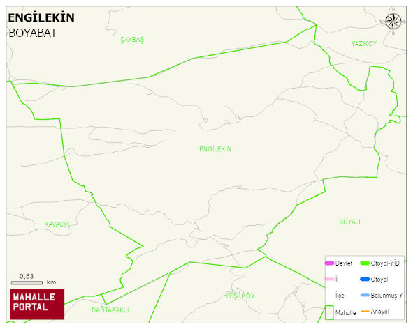 ENGİLEKİN Köyü Haritası | İnteraktif Köy ve Mahalle Sınırları