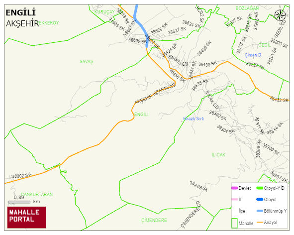 ENGİLİ Mahallesi Haritası | Mahalle Sokak Haritası