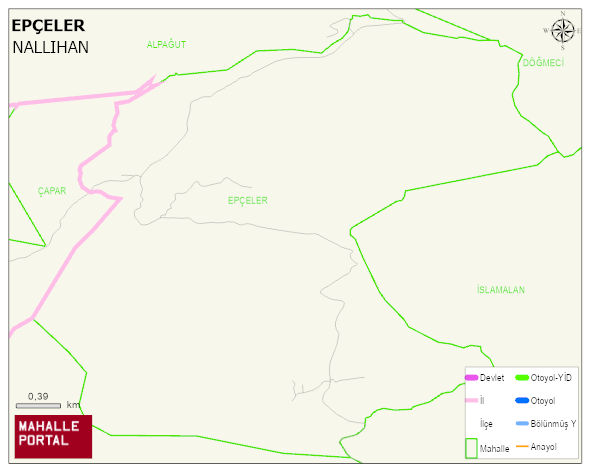 EPÇELER Mahallesi Haritası | İnteraktif Köy ve Mahalle Sınırları