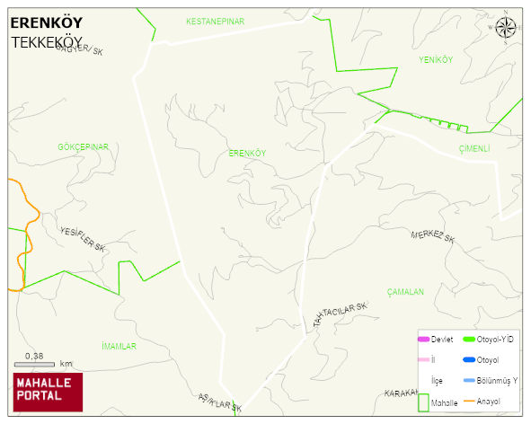 ERENKÖY Mahallesi Haritası | Mahalle Sokak Haritası