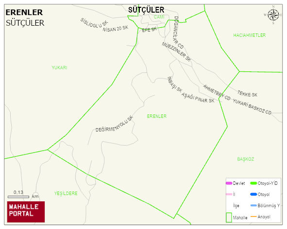 ERENLER Mahallesi Haritası | Mahalle Sokak Haritası