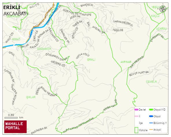 DÖRTYOL Mahallesi Haritası | Yükselti ve Doğa Özellikleri