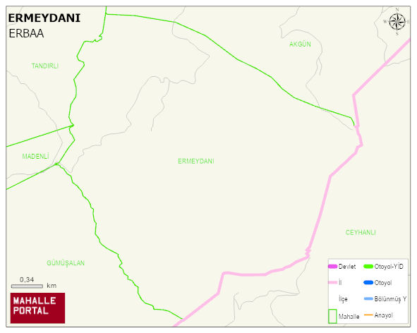 ERMEYDANI Köyü Haritası | Mahalle Sokak Haritası