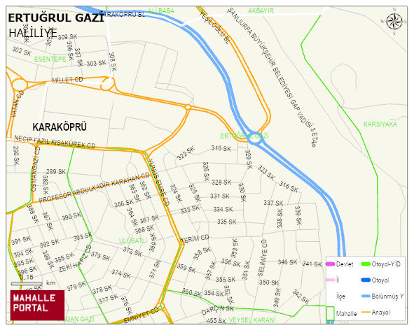 ERTUĞRUL GAZİ Mahallesi Haritası | Mahalle Sokak Haritası