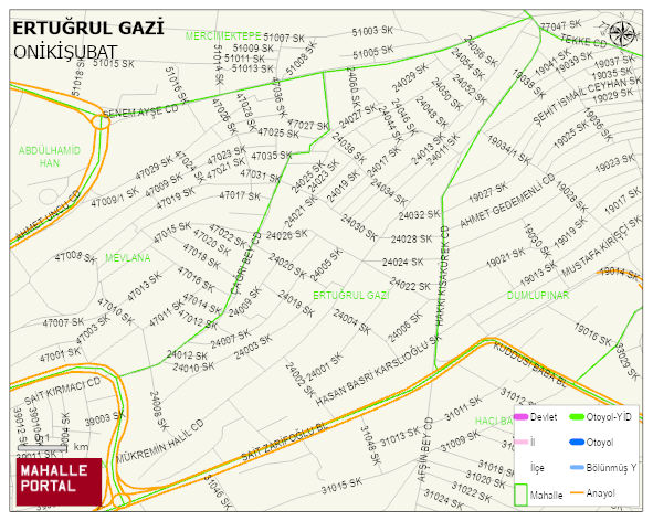 ERTUĞRUL GAZİ Mahallesi Haritası | Uydu Görüntüsü ve Harita Detayları