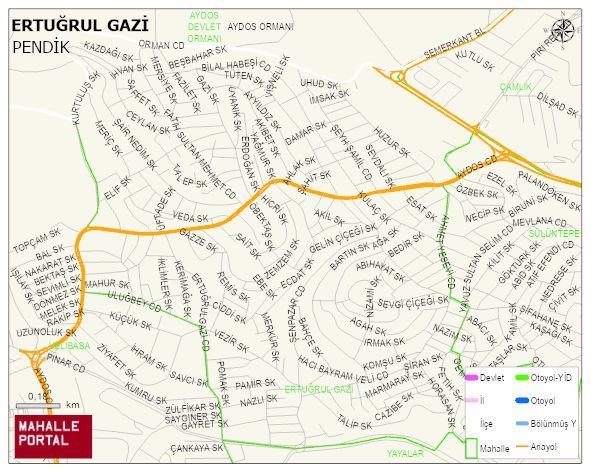 ERTUĞRUL GAZİ Mahallesi Haritası | Güncel Mahalle ve Köy Haritası