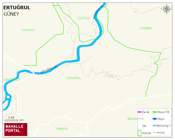 ERTUĞRUL Mahallesi Haritası | Mahalle ve Köy Sınırı