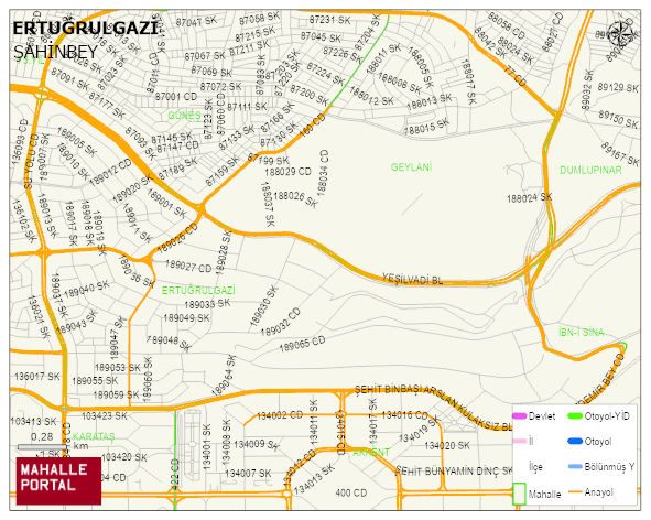 ERTUĞRULGAZİ Mahallesi Haritası | Güncel Mahalle ve Köy Haritası