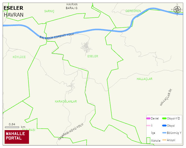 ESELER Mahallesi Haritası | Güncel Mahalle ve Köy Haritası