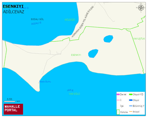ESENKIYI Köyü Haritası | Güncel Mahalle ve Köy Haritası