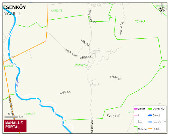 ESENKÖY Mahallesi Haritası | Güncel Mahalle ve Köy Haritası
