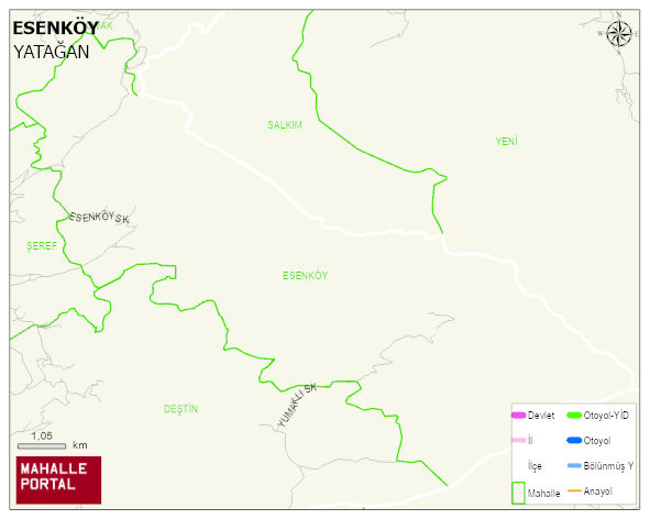ESENKÖY Mahallesi Haritası | Uydu Görüntüsü ve Harita Detayları