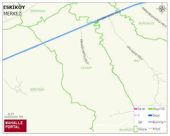 ESKİKÖY Köyü Haritası | Güncel Mahalle ve Köy Haritası