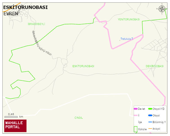 ESKİTORUNOBASI Mahallesi Haritası | Uydu Görüntüsü ve Harita Detayları