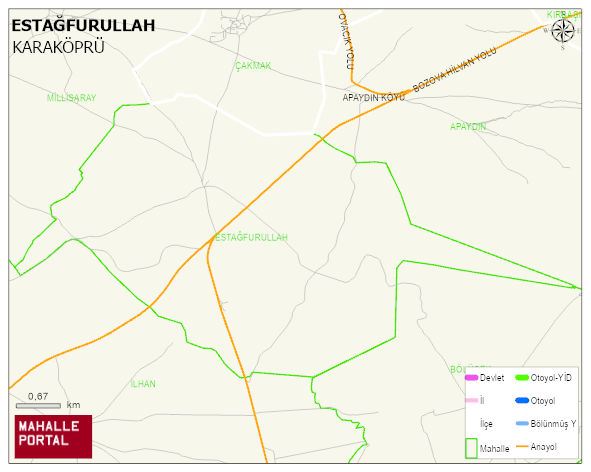ESTAĞFURULLAH Mahallesi Haritası | İnteraktif Köy ve Mahalle Sınırları