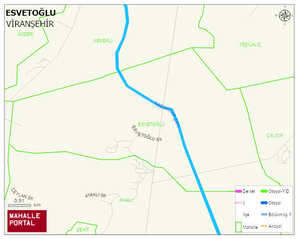 ESVETOĞLU Mahallesi Haritası | Mahalle Sokak Haritası