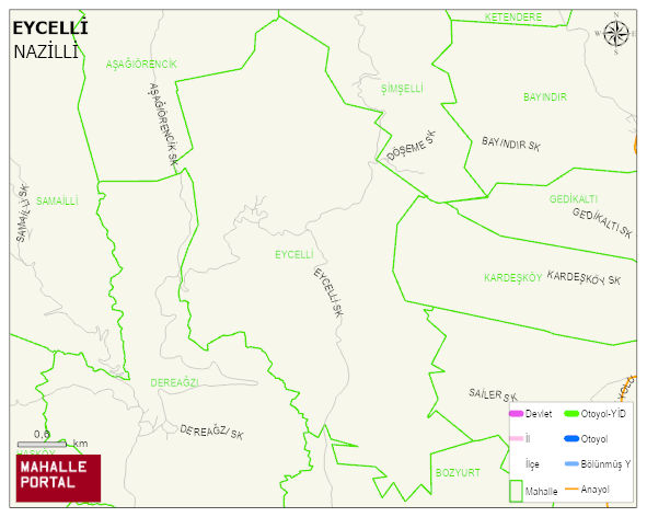 EYCELLİ Mahallesi Haritası | Güncel Mahalle ve Köy Haritası