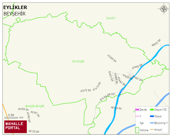 EYLİKLER Mahallesi Haritası | Uydu Görüntüsü ve Harita Detayları