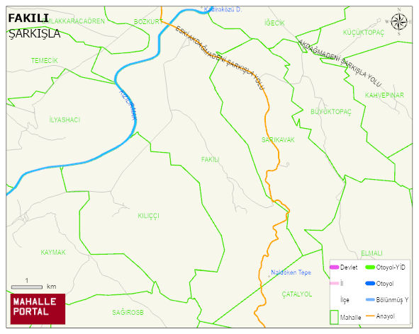 FAKILI Köyü Haritası | Güncel Mahalle ve Köy Haritası