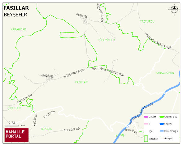 FASILLAR Mahallesi Haritası | Uydu Görüntüsü ve Harita Detayları