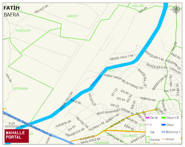 FATİH Mahallesi Haritası | Mahalle ve Köy Sınırı