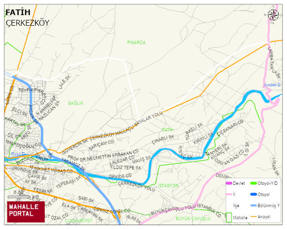 FATİH Mahallesi Haritası | Mahalle ve Köy Sınırı