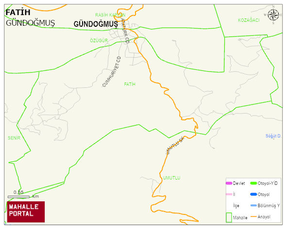 FATİH Mahallesi Haritası | Dağlar, Ovalar ve Akarsu Bilgileri