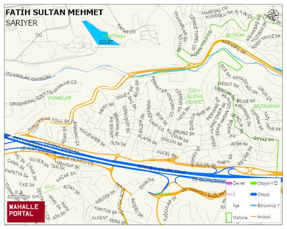 FATİH SULTAN MEHMET Mahallesi Haritası | Mahalle Sokak Haritası